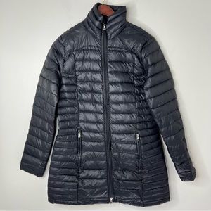 Lauren Ralph Lauren Long Parka Puffer Trench Coat Black Size Womens Small